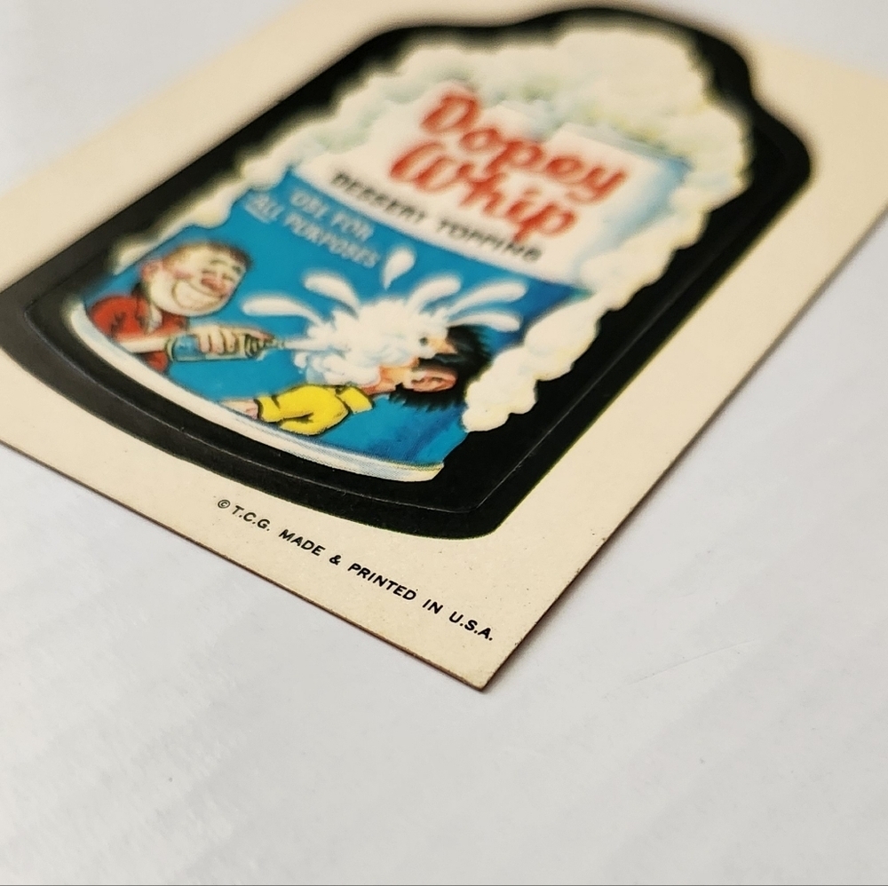 🍦 Vintage 1973 Wacky Packages Sticker - "Dopey Whip" Trading Card Collectible ✨ - Picture 7 of 10